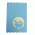 pop-up blauwe baby wieg kaart